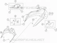 COUVERCLE pour KTM 790 DUKE L A2 orange de 2022