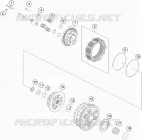 EMBRAYAGE pour KTM 790 DUKE L A2 orange de 2022