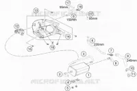 EVAPORATIVE CANISTER pour KTM 790 DUKE L A2 orange de 2022