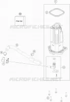 POMPE A ESSENCE pour KTM 790 DUKE L A2 orange de 2022