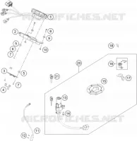 CONTACTEUR A CLE pour KTM 200 DUKE black no ABS de 2022