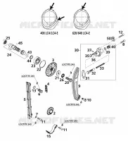 DISTRIBUTION pour KTM 640 DUKE II LIME de 2001