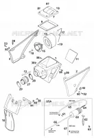 FILTRE A AIR pour KTM 640 DUKE II LIME de 2001