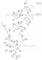 PHARE / FEU ARRIERE pour KTM 640 DUKE II LIME de 2001