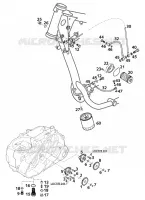 POMPE A HUILE pour KTM 640 DUKE II LIME de 2001