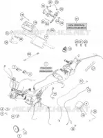FAISCEAU ELECTRIQUE pour KTM 250 DUKE silver no ABS de 2022
