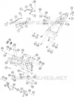 CADRE pour KTM RC 125 white de 2022