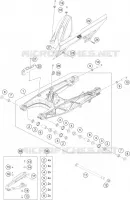 BRAS OSCILLANT  pour KTM 390 ADVENTURE black de 2022