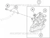ETRIER DE FREIN AR pour KTM 390 ADVENTURE black de 2022