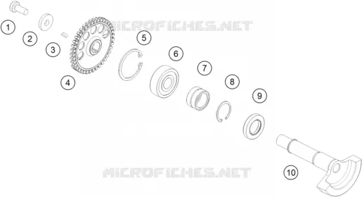 ARBRE D'EQUILIBRAGE KTM Moto 300 2024 EXC  300 EXC HARDENDURO