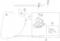 ETRIER DE FREIN AR  ELECTRIC ktm-moto 2024 SX-E 15