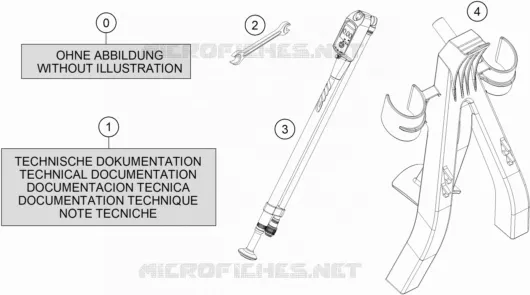 TROUSSE A OUTILS / MANUELS / OPTIONS KTM Moto 300 2024 SX  300 SX