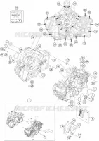 CARTER MOTEUR pour KTM 1290 SUPER DUKE R black de 2023