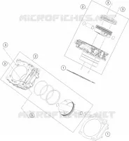 CYLINDRE pour KTM 1290 SUPER DUKE R black de 2023