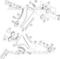 DISTRIBUTION pour KTM 1290 SUPER DUKE R black de 2023