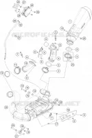 ECHAPPEMENT pour KTM 1290 SUPER DUKE R black de 2023