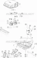 FILTRE A AIR pour KTM 1290 SUPER DUKE R black de 2023