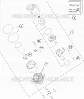 POMPE A ESSENCE pour KTM 1290 SUPER DUKE R black de 2023