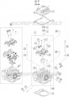 CULASSE pour KTM 250 DUKE black de 2023