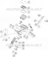FILTRE A AIR pour KTM 250 DUKE black de 2023