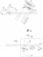 CONTACTEUR A CLE pour KTM 390 DUKE black de 2023