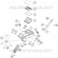 FILTRE A AIR pour KTM 390 DUKE black de 2023