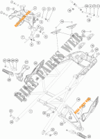 BOUCLE ARRIERE pour KTM 1290 SUPER DUKE GT GREY ABS de 2016