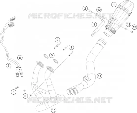 ECHAPPEMENT KTM Moto 890 2023 RC  RC 8C