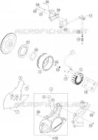 ALLUMAGE pour KTM RC 125 GP orange de 2023
