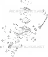 FILTRE A AIR pour KTM RC 125 GP orange de 2023