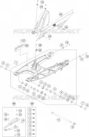 BRAS OSCILLANT  pour KTM 390 ADVENTURE black de 2023