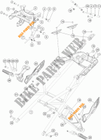 BOUCLE ARRIERE pour KTM 1290 SUPER DUKE GT GREY ABS de 2016