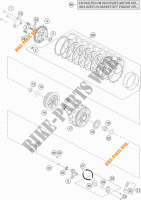 EMBRAYAGE pour KTM 1290 SUPER DUKE GT GREY ABS de 2016