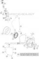 ALLUMAGE pour KTM 690 DUKE BLACK ABS de 2013