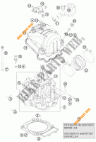 CULASSE pour KTM 690 DUKE BLACK ABS de 2013