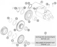 DEMARREUR ELECTRIQUE pour KTM 690 DUKE BLACK ABS de 2013