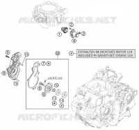 POMPE A EAU pour KTM 690 DUKE BLACK ABS de 2013