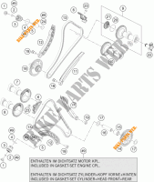 DISTRIBUTION pour KTM 1290 SUPER DUKE GT ORANGE ABS de 2016