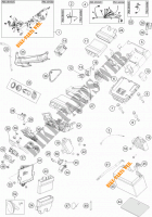 FAISCEAU ELECTRIQUE pour KTM 1290 SUPER DUKE GT ORANGE ABS de 2016