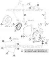 ALLUMAGE pour KTM 690 DUKE BLACK de 2010