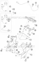 CONTACTEUR A CLE pour KTM 690 DUKE BLACK de 2010