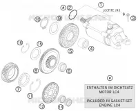 DEMARREUR ELECTRIQUE pour KTM 690 DUKE BLACK de 2010