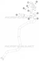 SECONDARY AIR SYSTEM SAS pour KTM 690 DUKE BLACK de 2010