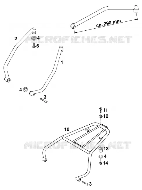 ACCESSOIRES KTM MOTO 125 1998 STING  125 STING 80