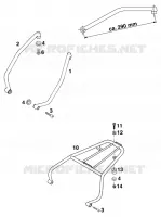 ACCESSOIRES pour KTM 125 STING de 1998