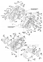 CARTER MOTEUR pour KTM 125 STING de 1998