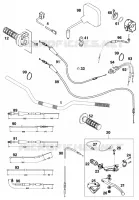 GUIDON / COMMANDES pour KTM 125 STING de 1998