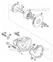 POMPE A EAU pour KTM 125 STING de 1998