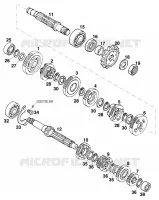 TRANSMISSION pour KTM 125 STING de 1998