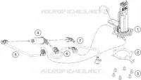 POMPE A ESSENCE pour KTM 390 DUKE WHITE de 2018